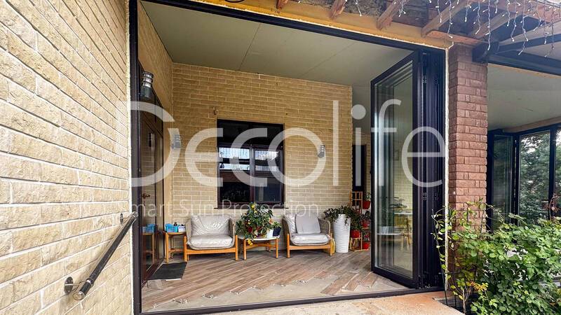 Decolife BF77 panoramic folding doors (with thermal break) + G500 - 
