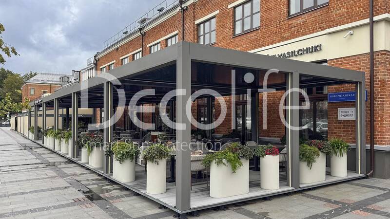 Decolife B600 PIR pergola with Termo insulation - 