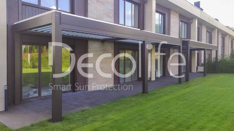 Bioclimatic Decolife B500 Pergola + Zip 130 Vertical System - 