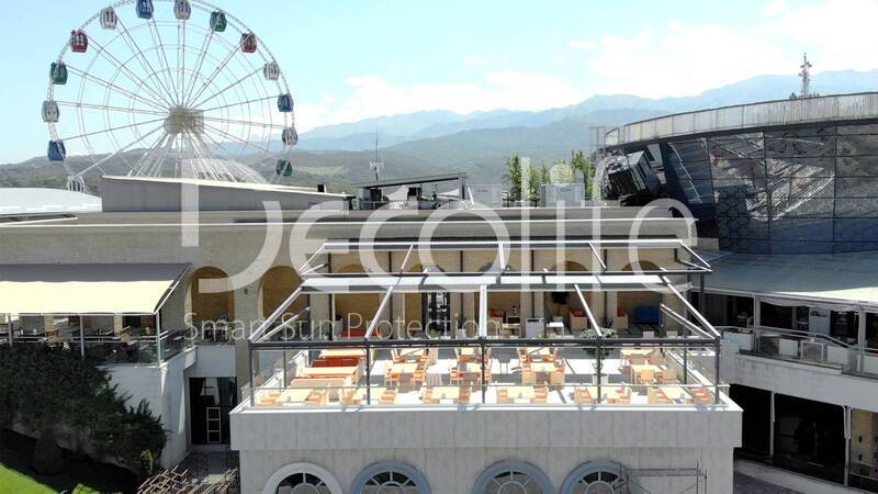 Tent pergolas Decolife Project Light, implemented by partner ''TENT VERTEX'' - 