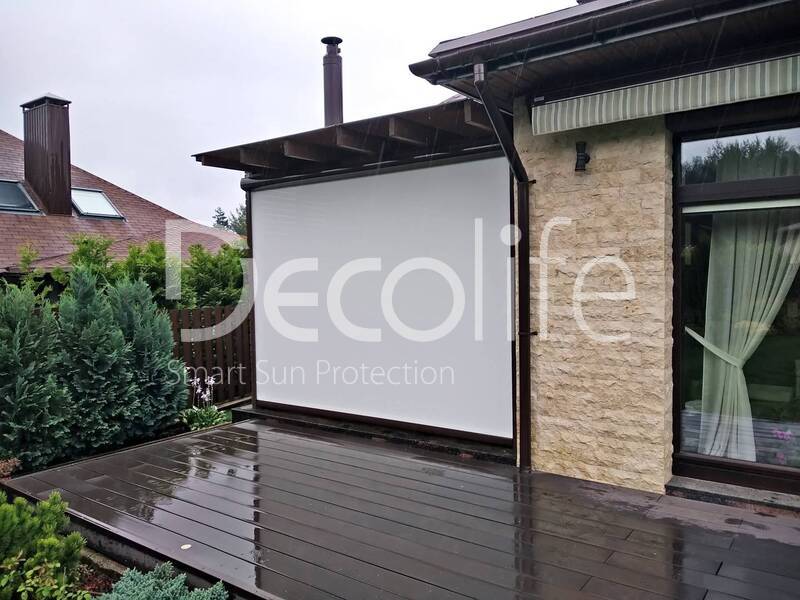 Awning Decolife G200 + Vertical system Zip 130 - 