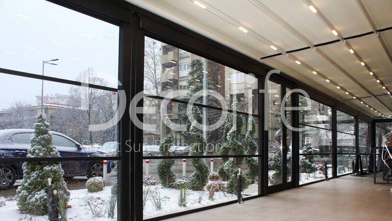 Pergola Decolife Basic&Pro New + guillotine windows W600 - 