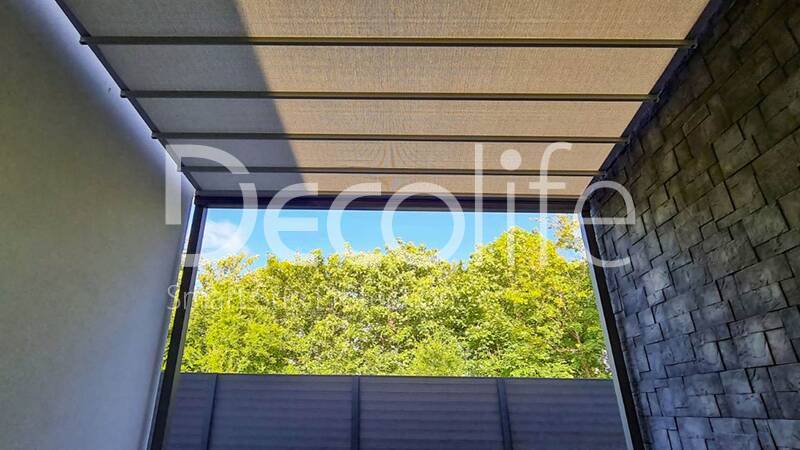 Awning pergola Decolife Project Light, implemented by our partner LLC ''European Sun Protection Systems'' - 