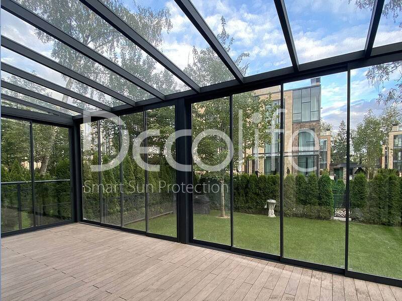 Winter Garden Decolife + Frame sliding glazing S500, implemented by partner Lux Terras - 