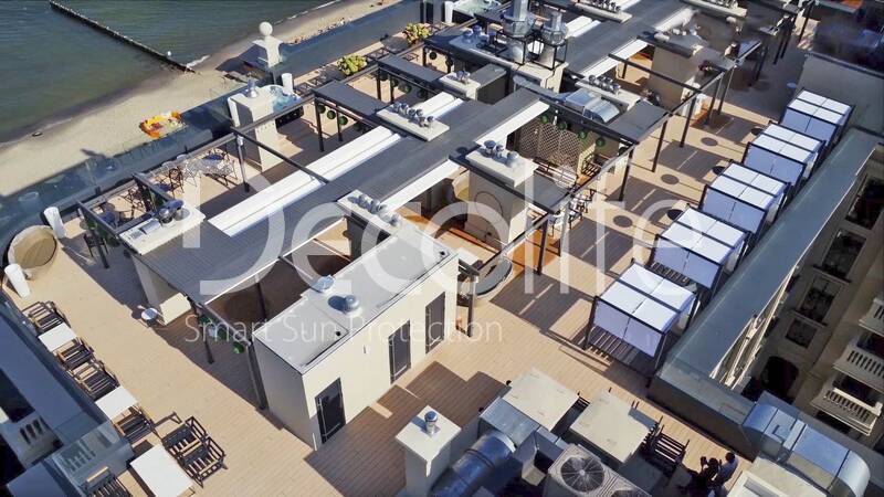 Awning pergolas Decolife Basic & Pro New, implemented by partner LLC ''European Sun Protection Systems'' - 