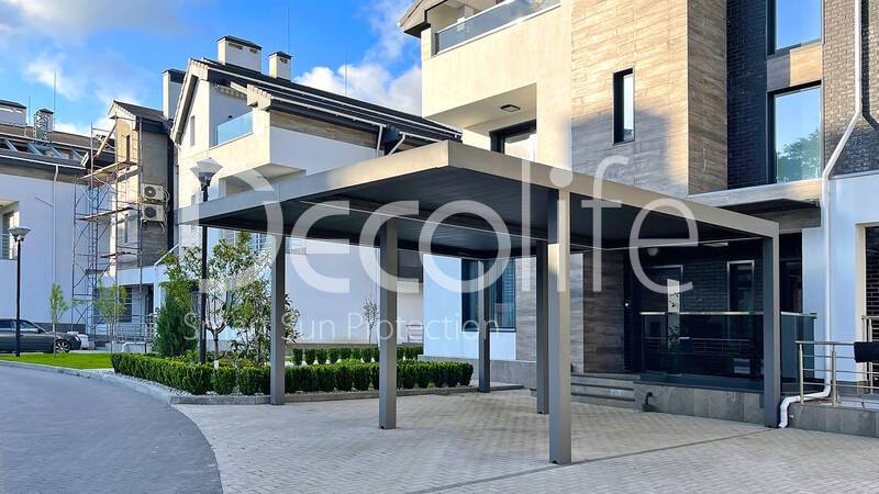 Bioclimatic pergolas Decolife B500-25P + B600 PIR  - 