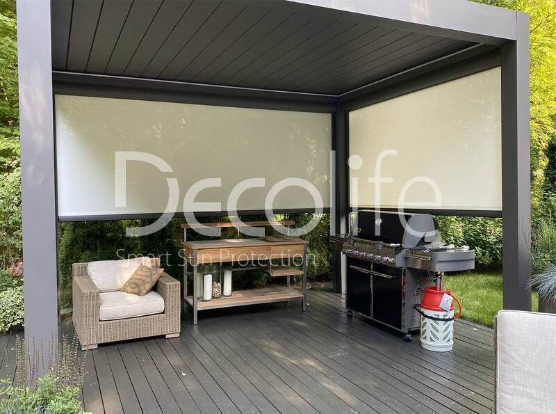 Pergola Decolife Bioclimatic B700-25C + vertical systems ZIP130
, implemented by partner ''Lux Terras'' - 