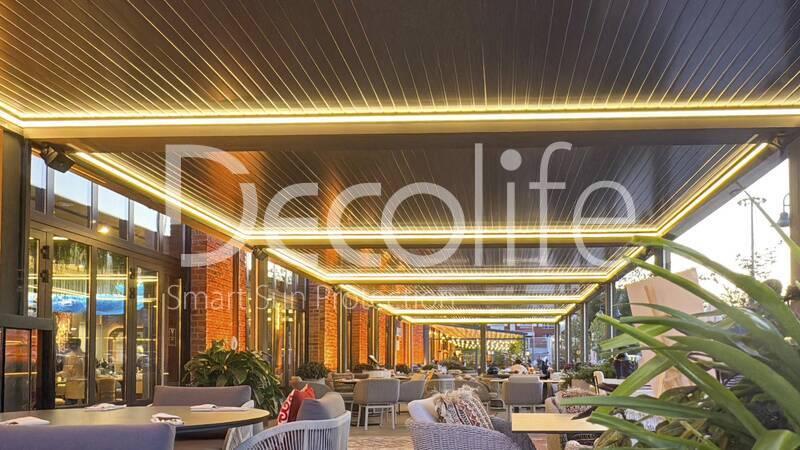 Decolife B600 PIR pergola with Termo insulation - 