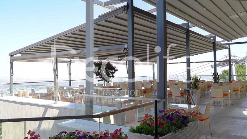 Tent pergolas Decolife Project Light, implemented by partner ''TENT VERTEX'' - 