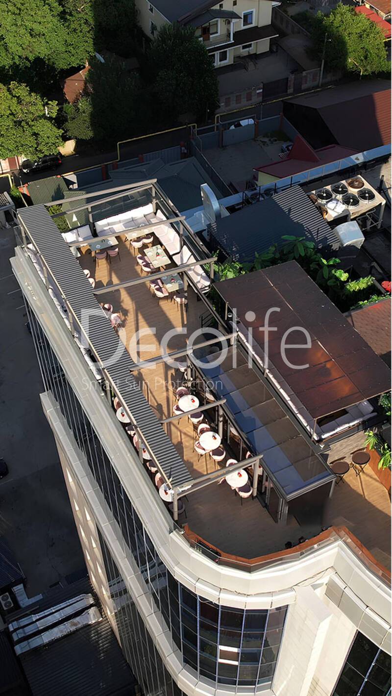 Tent pergola Decolife Basic&Pro New + awnings G400, implemented by partner ''TENT VERTEX'' - 