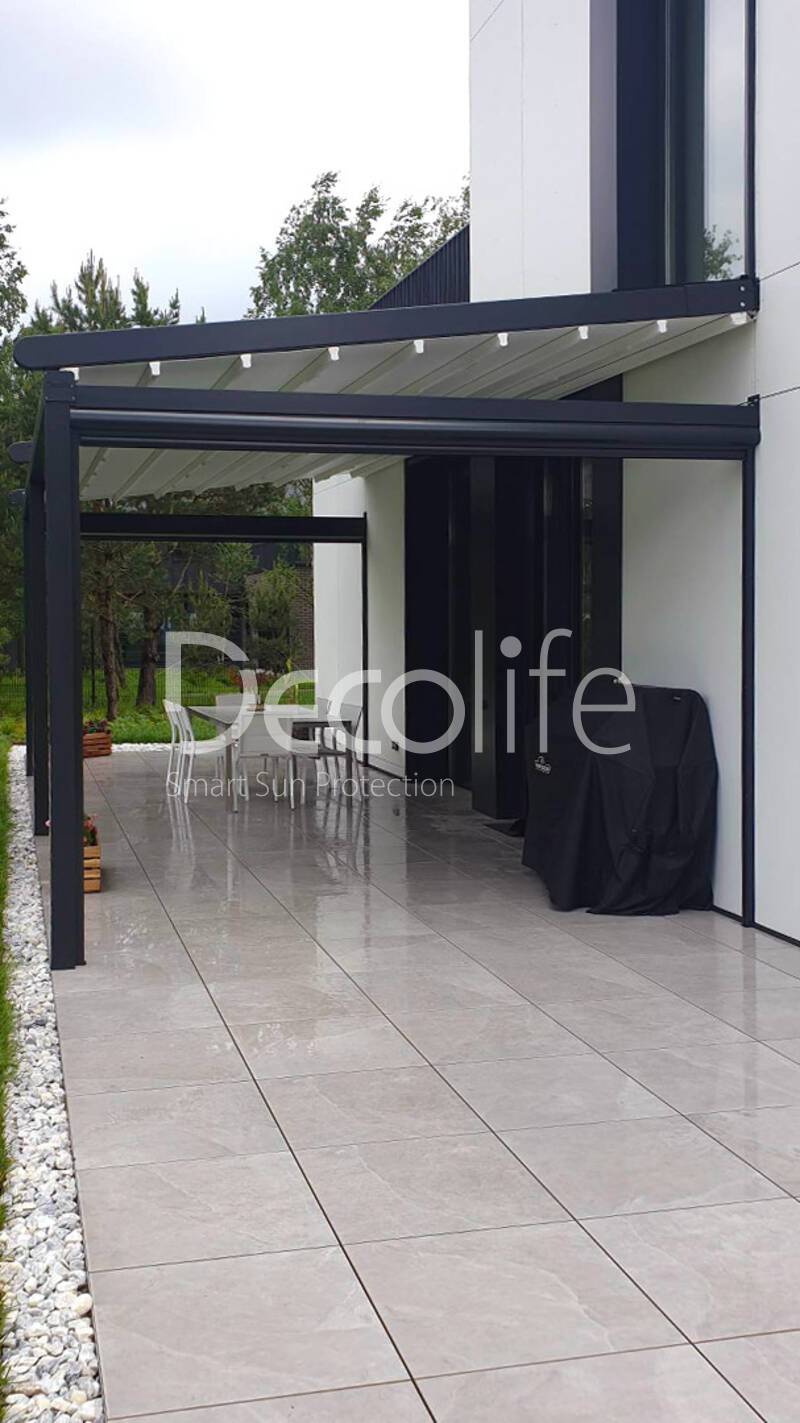 Pergola Decolife Basic&Pro New + Vertical system Zip 100 - 