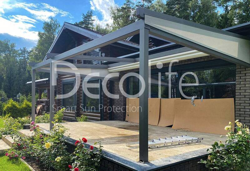 Awning pergola Decolife Project Light + Zip 100 - 