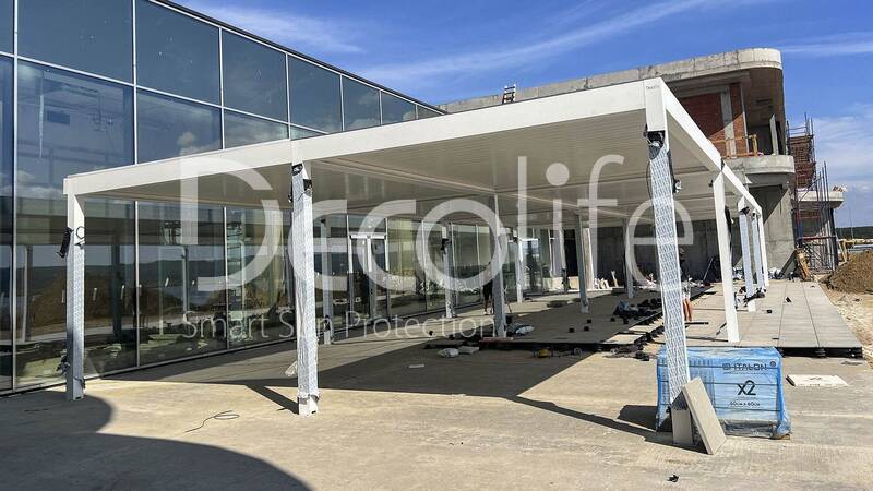 Pergola Bioclimatic B500-20P, - object was implemented by partner OOO ''STELL MS'' - 