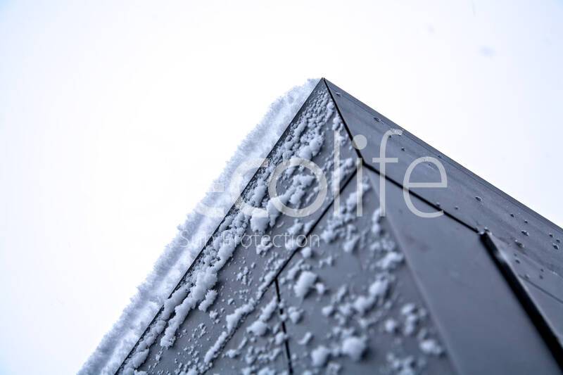 Pergola Decolife Bioclimatic В500-25П + Guillotine glazing W500 - 