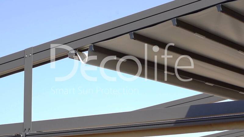 Tent pergolas Decolife Project Light, implemented by partner ''TENT VERTEX'' - 