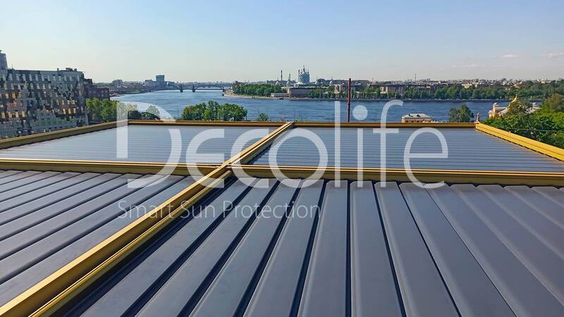 Pergola Decolife B700-25S + Glazing FC58, S200 - 