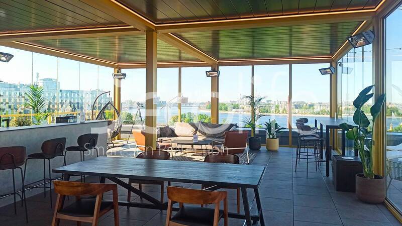 Pergola Decolife B700-25S + Glazing FC58, S200 - 