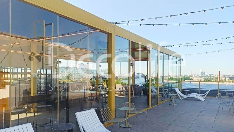 Pergola Decolife B700-25S + Glazing FC58, S200 - 