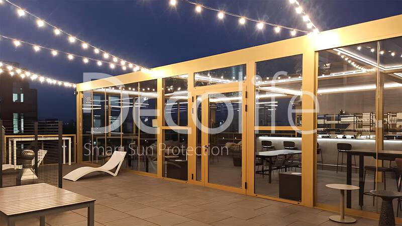 Pergola Decolife B700-25S + Glazing FC58, S200 - 