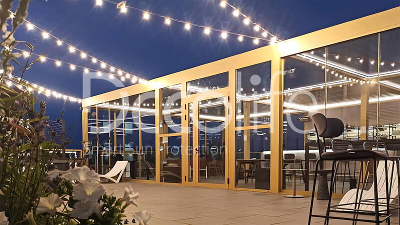 Pergola Decolife B700-25S + Glazing FC58, S200 - 